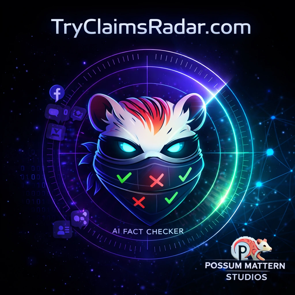 Claims Radar structured claim review interface concept
