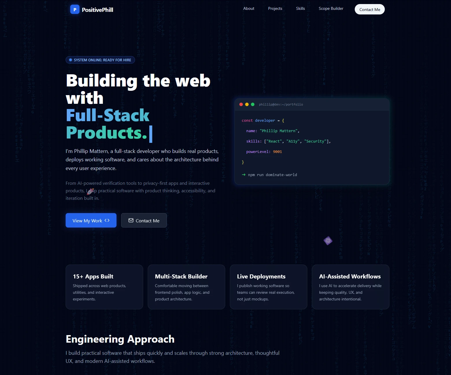 Portfolio preview
